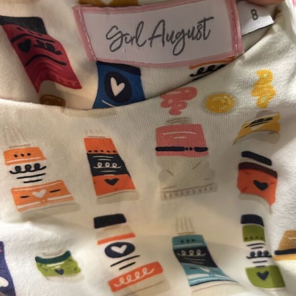 GIRL August Little Artist Swingy Dress, size 8 - Picture 8 of 10